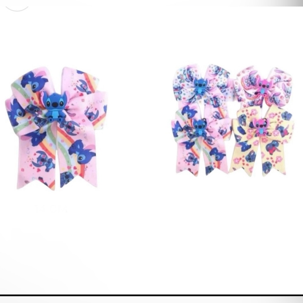 Stitch Hair Bows -Pick 2